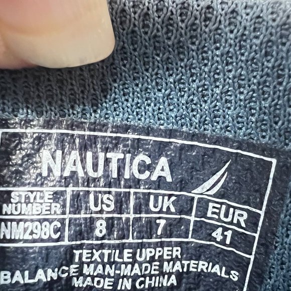 Nautica Men's Doubloon Boat Shoe Burlap Canvas Slip-On Size 8 Casual Normalcore - Picture 5 of 7